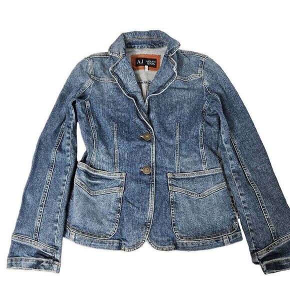 Armani Jeans Denim Jacket - Picture 1 of 11